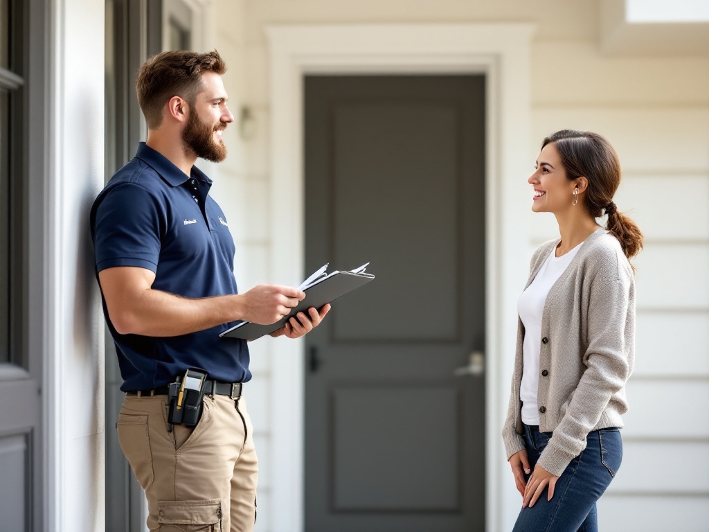 experienced pest control technician in Elk Grove Village, IL performing services